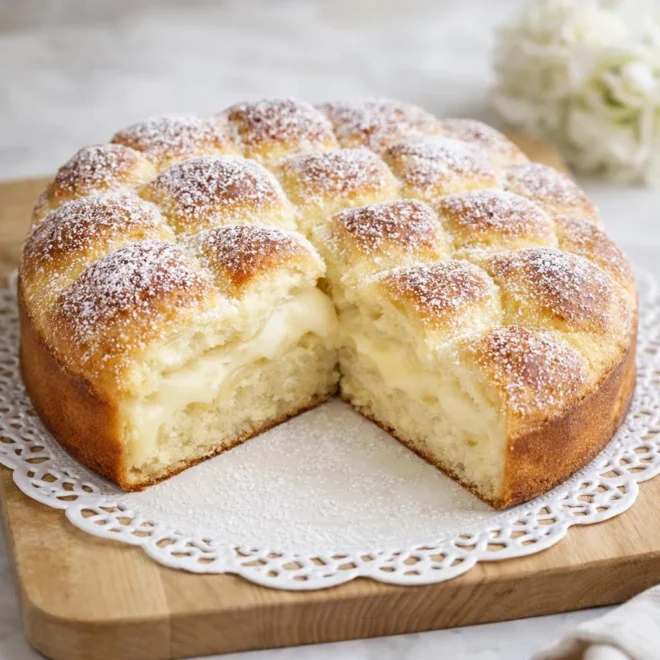 Gâteau Nuage Vanille : moelleux au cœur crémeux