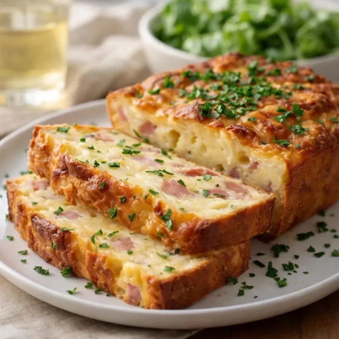 Recette gâteau salé au jambon et gruyère moelleux