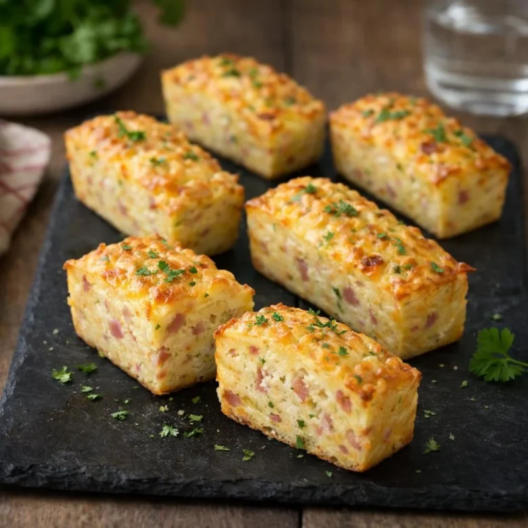 Recette gâteau salé jambon fromage : cake moelleux