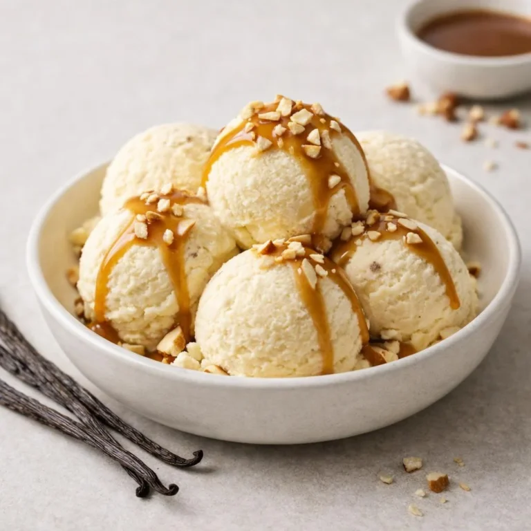 Glace à la vanille maison sans sorbetière