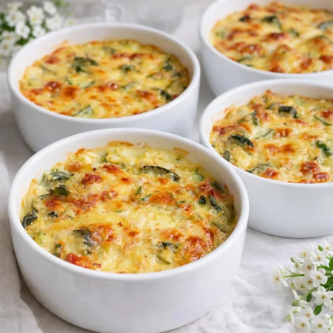 Recette gratin de courgettes léger façon mamie