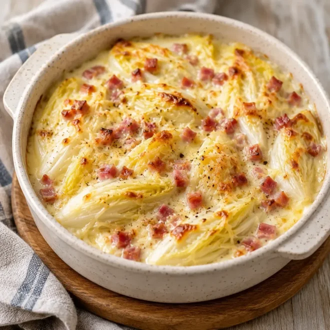 Gratin d’Endives au Jambon et Béchamel