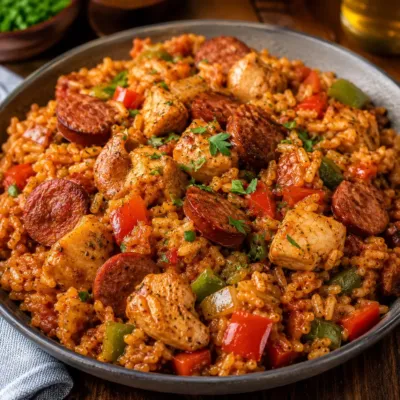 Jambalaya créole savoureuse