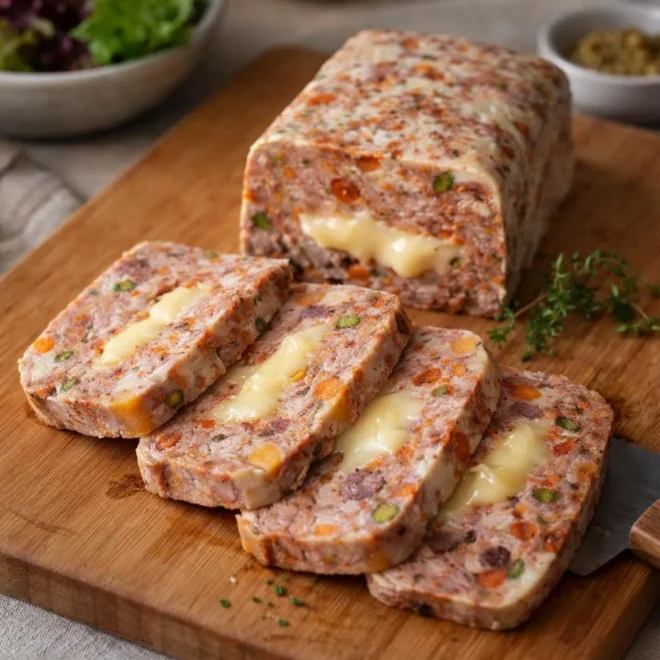 Jarret de porc au paprika fumé pressé au fromage