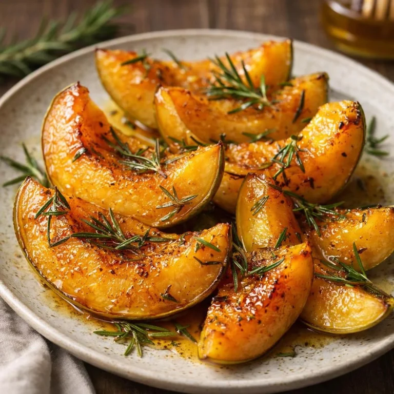 Melon rôti au romarin et miel : recette facile au four