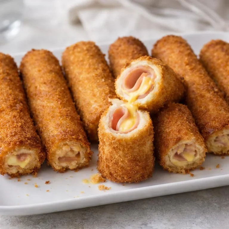 Mini croque-monsieur roulés : jambon & comté dorés