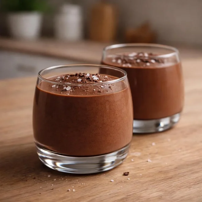 Mousse au chocolat du chef Nicolas Le Bec (légère, ultra-fine et aérienne)