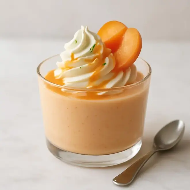 Mousse d’abricots à la vanille, légère et onctueuse