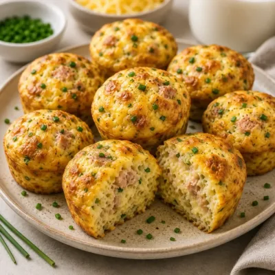 Muffins Salés au Thon et Fromage : Recette Facile