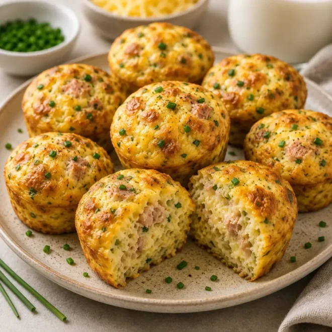 Muffins Salés au Thon et Fromage : la Recette Facile, Moelleuse et Gourmande