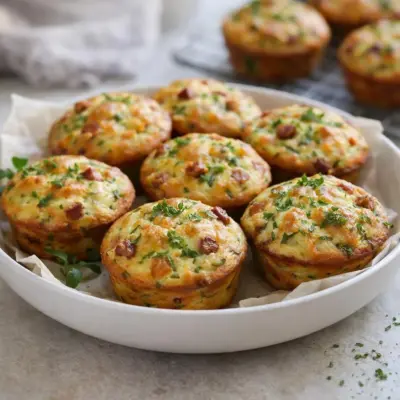 muffins courgette et chorizo : moelleux au fromage