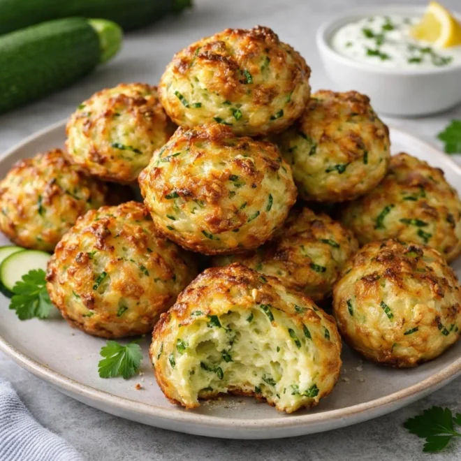 Recette de nuages de courgettes au parmesan