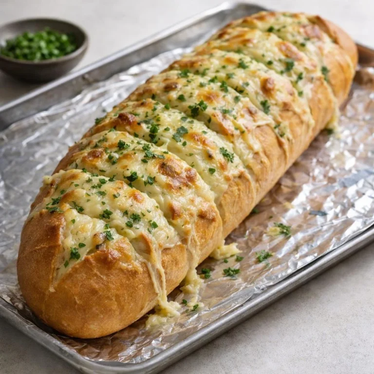 Pain à l’ail au fromage : garlic bread moelleux