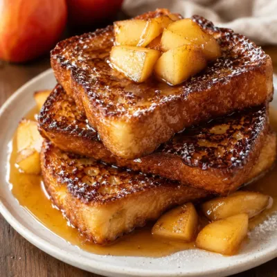 Pain Perdu aux Pommes Fondantes