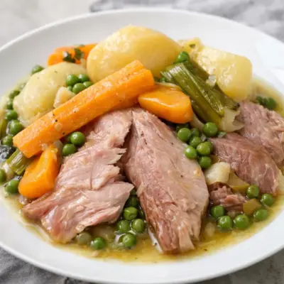 Palette de porc aux légumes d’hiver mijotée (mijoteuse ou co