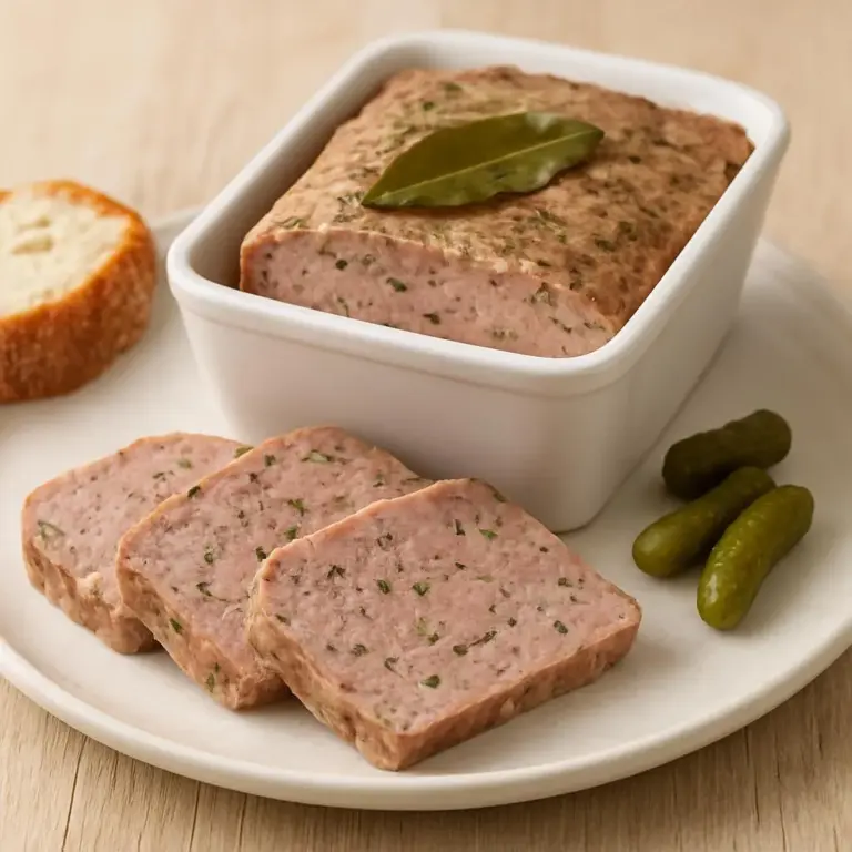 Pâté de porc aux herbes de Provence maison (terrine au four)