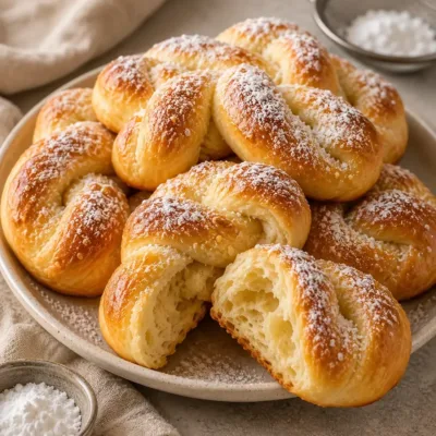 Petits Bretzels Briochés Sucrés : Recette Gourmande