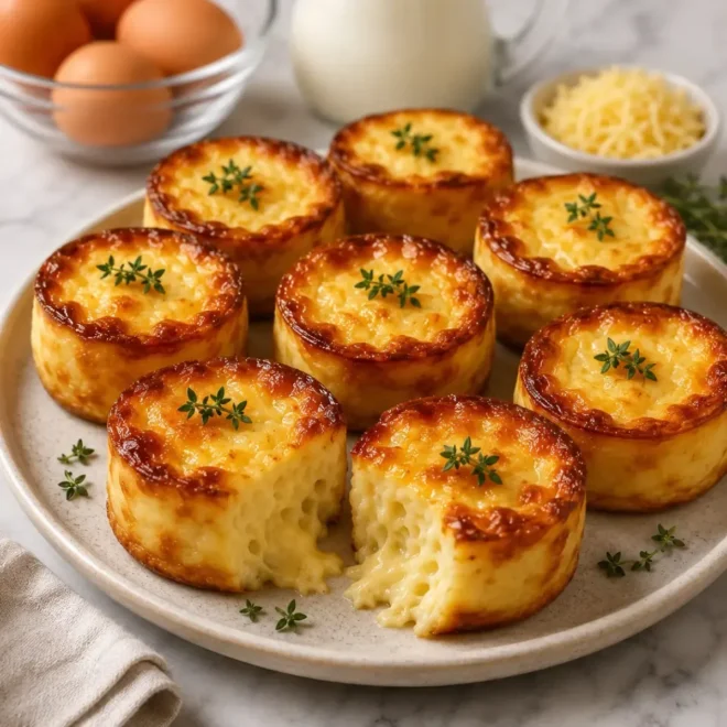 Petits Flans au Fromage Savoureux et Faciles