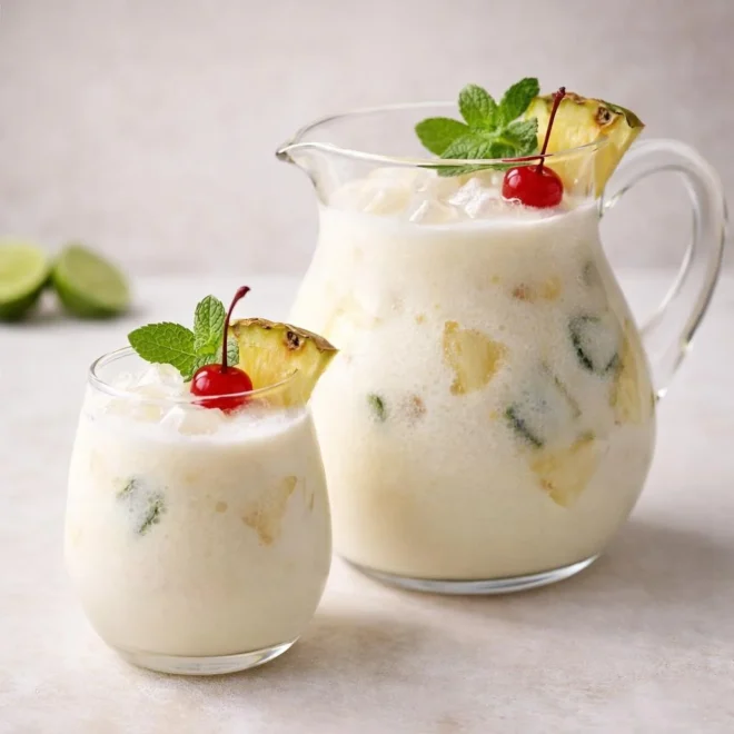Recette Piña Colada maison onctueuse au rhum blanc