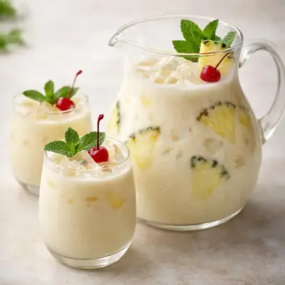 Piña Colada originale maison : crémeuse & glacée