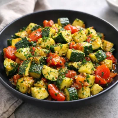 Poêlée de courgettes à l’ail : rapide et dorée