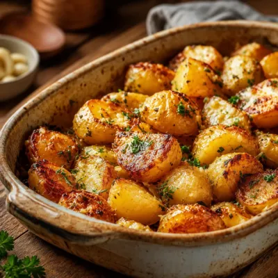 Pommes de Terre à l&rsquo;Ail & au Beurre