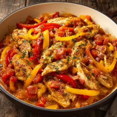 Poulet basquaise aux poivrons : la recette traditionnelle facile et savoureuse