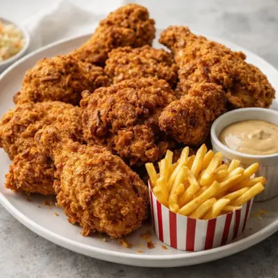 poulet frit façon KFC croustillant au babeurre