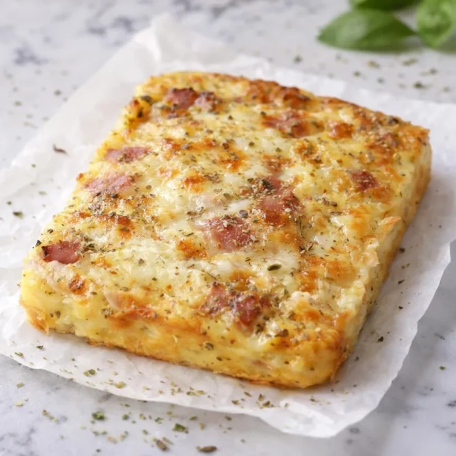 Mini quiche protéinée au cottage et mozzarella