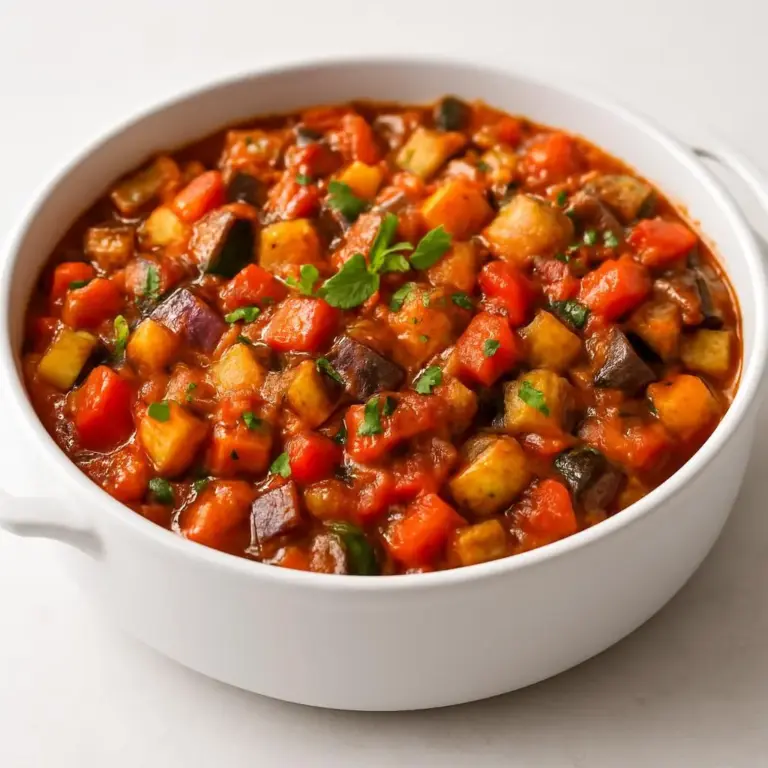 Ratatouille confite au four, ultra-fondante aux parfums du Sud