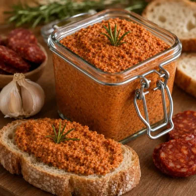 Rillettes de Chorizo Maison : Apéritif Gourmand