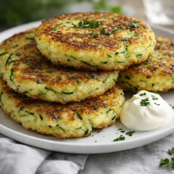 Röstis de courgettes croustillants au four