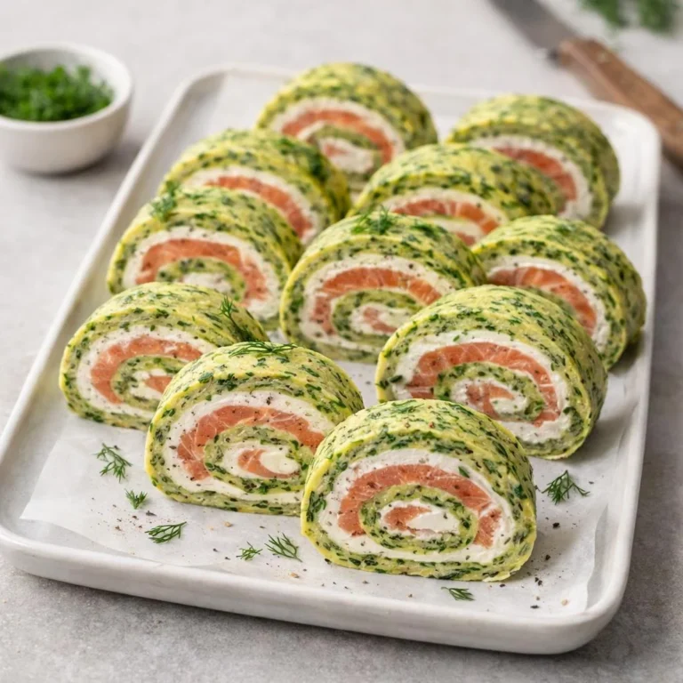 Roulé apéritif courgette saumon fumé mascarpone