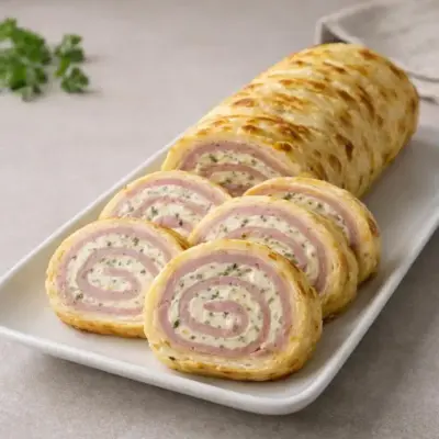 Recette roulé feuilleté jambon emmental moutarde