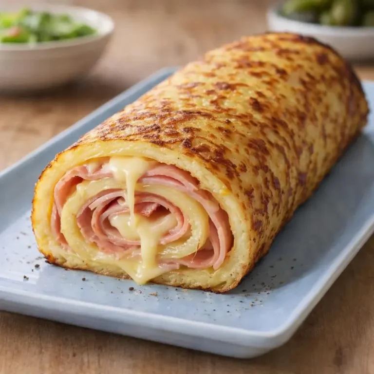 Recette roulé de pommes de terre à la raclette au four