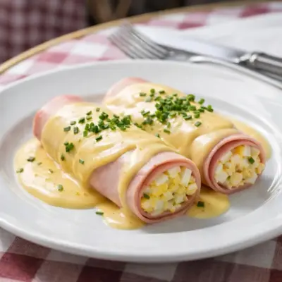 Rouleaux de jambon mimosa ultra crémeux : facile