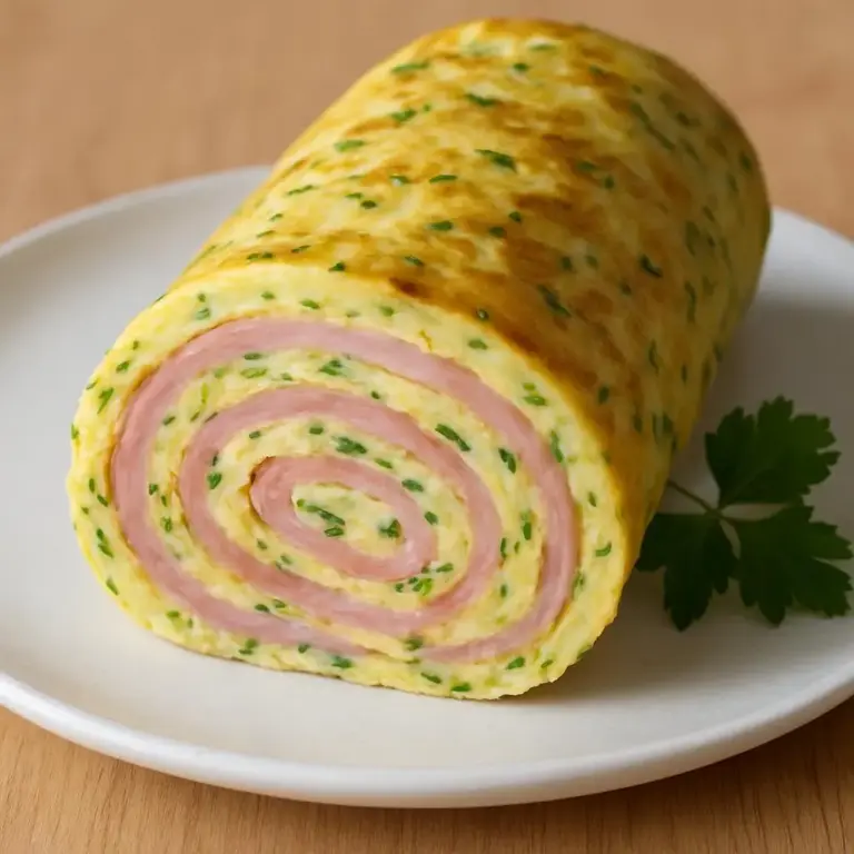 Roulés courgettes & jambon : roulé moelleux à la courgette, facile et rapide