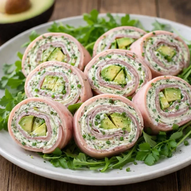 Roulés de jambon avocat fromage frais : recette facile