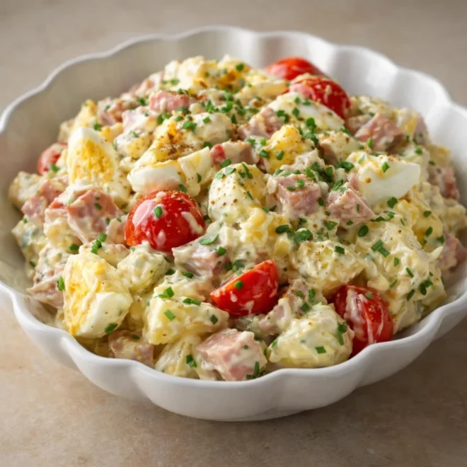 recette salade piémontaise maison : pommes de terre & mayo