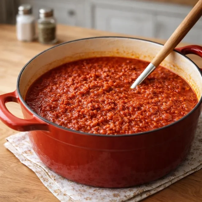 Recette sauce bolognaise maison aux tomates et viande