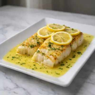 Sauce citronnée pour poisson : onctueuse & brillante