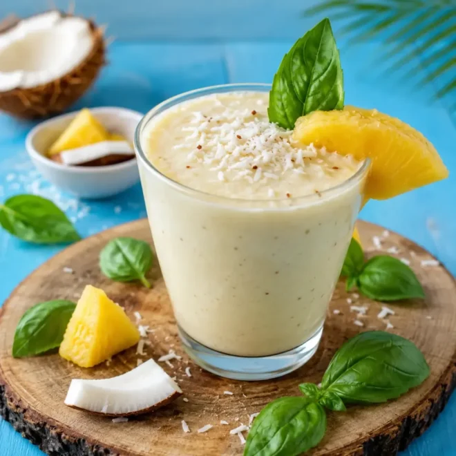 Smoothie Ananas Coco : la recette tropicale ultra crémeuse prête en 5 minutes