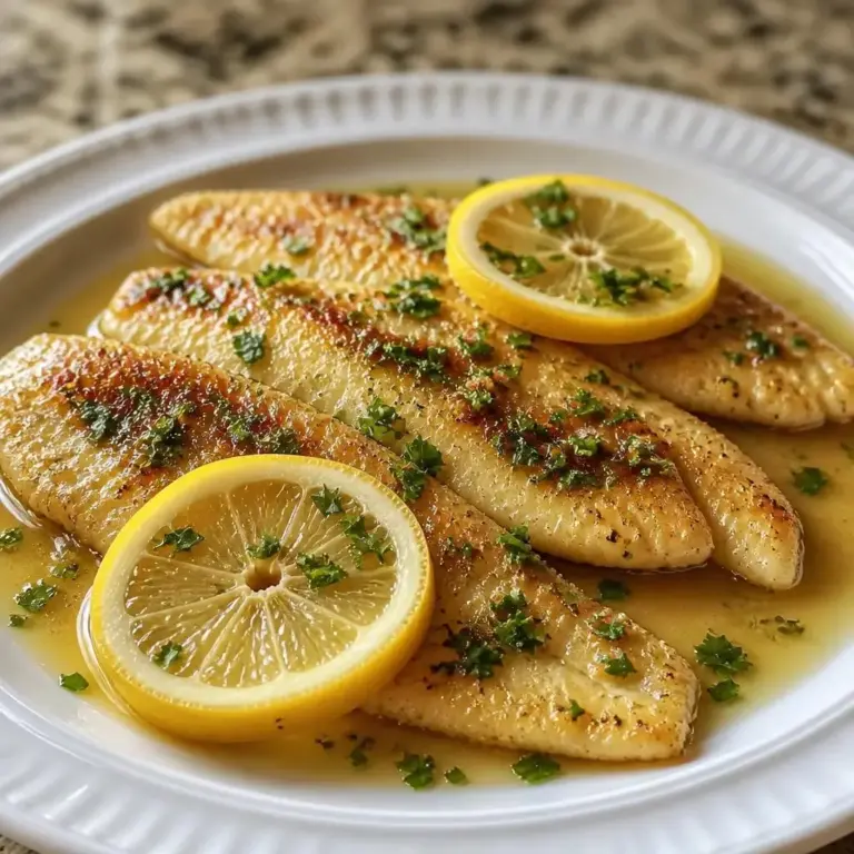 Soles Meunière au citron, beurre noisette et persil