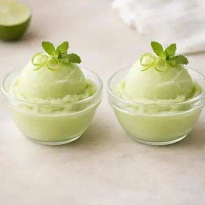 Recette sorbet au citron vert sans sorbetière