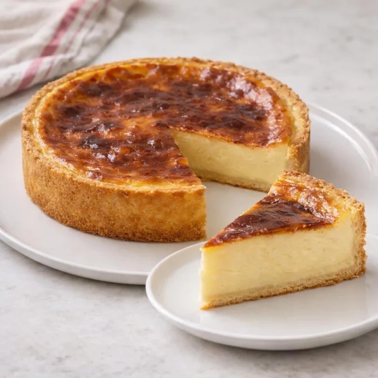 Tarte au fromage blanc vanille : base sablée croustillante