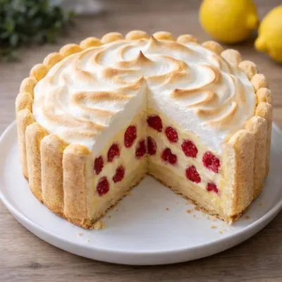 Tarte citron framboises meringuée : la recette facile