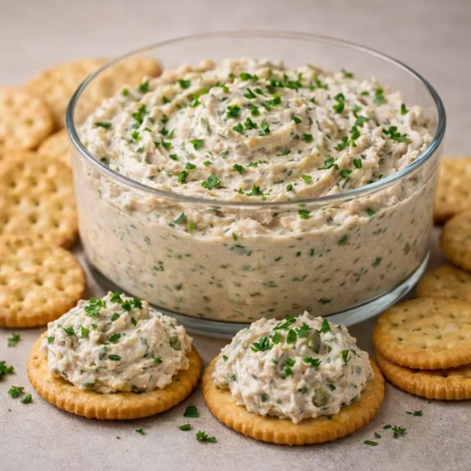 Tartinade de thon au citron et aux câpres, façon sauce crémeuse