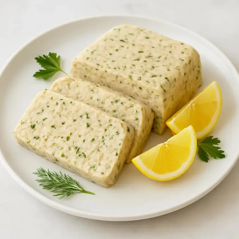 Terrine de cabillaud aux herbes fraîches, sans pâte (cuisson au four)