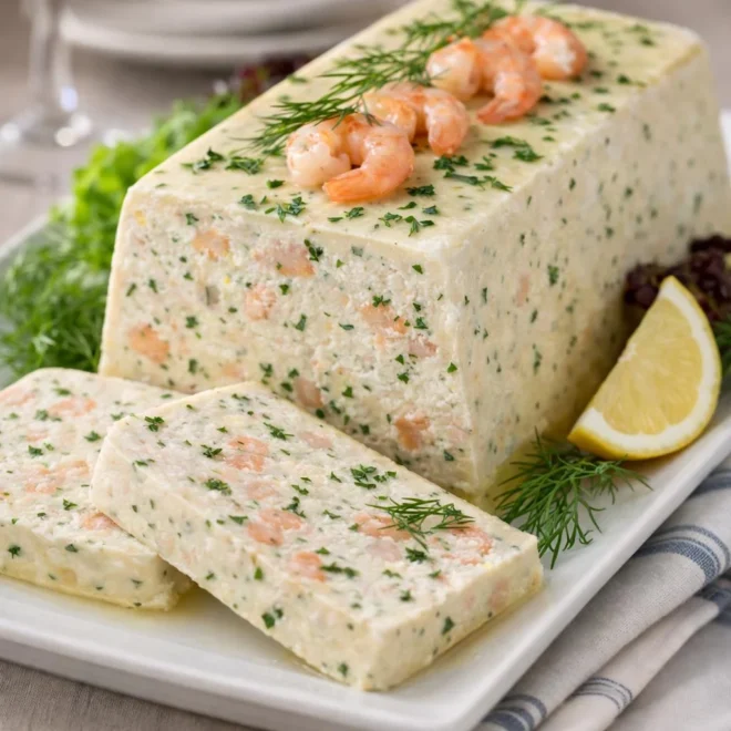 Terrine de poisson aux crevettes : recette légère