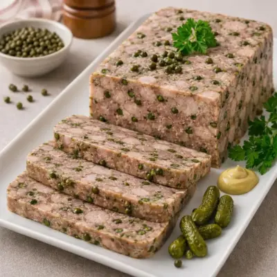 Terrine de porc au poivre vert : recette maison